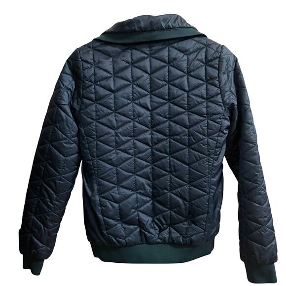 Under Armour XS ColdGear Reactor Jacket Blue Quilted Zip Up Activewear - Picture 4 of 9